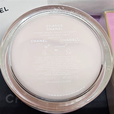 chanel chance shimmering cream|Chanel CHANCE Shimmering Body Cream .